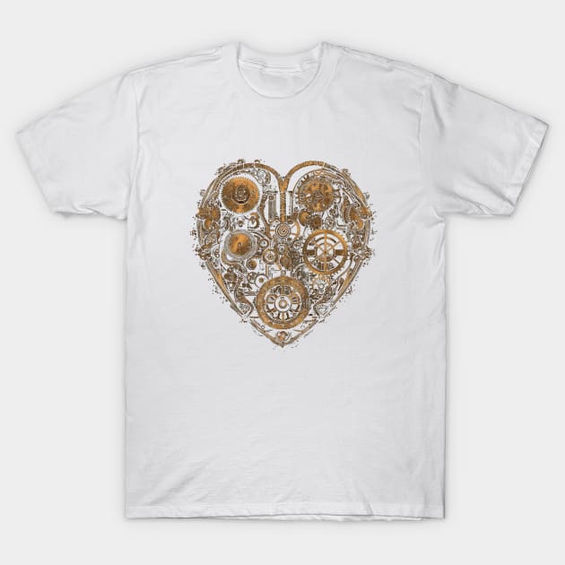 Mechanical heart T-Shirt by Salogwyn